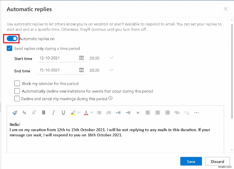 Microsoft Teamsで不在時の自動返信(Out of Office)を設定・解除する方法【完全ガイド】