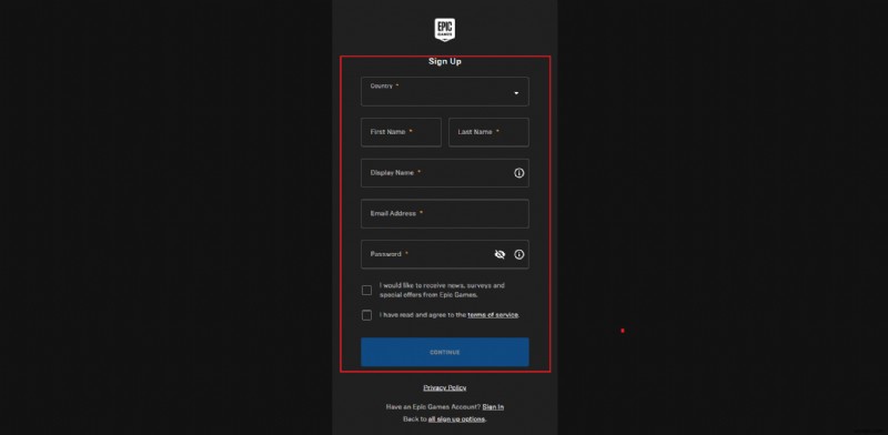 【Fortnite】ログインに失敗しました「このアカウントはこのプラットフォームでプレイできません」エラーの対処法