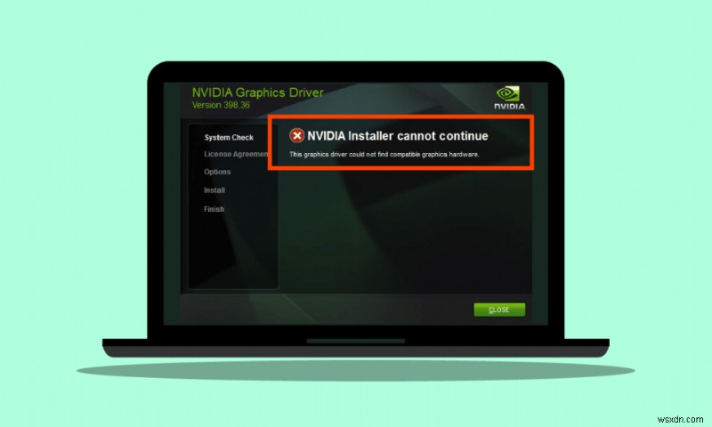 【解決済み】NVIDIAインストーラーが続行できない「互換性のあるグラフィックスハードウェアが見つかりません」エラーの直し方