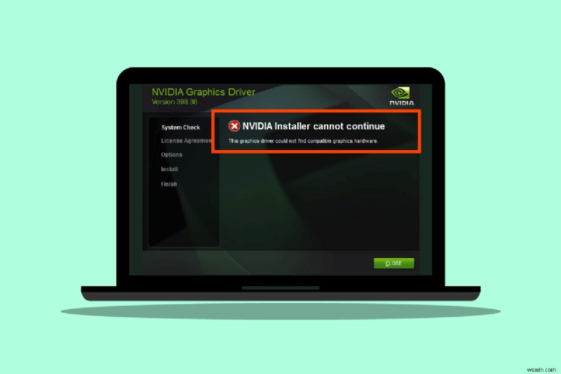 【解決済み】NVIDIAインストーラーが続行できない「互換性のあるグラフィックスハードウェアが見つかりません」エラーの直し方