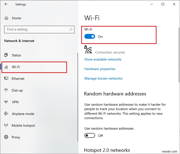 Intel Wireless AC 9560が動作しない問題を解決する13の方法【Windows 10】