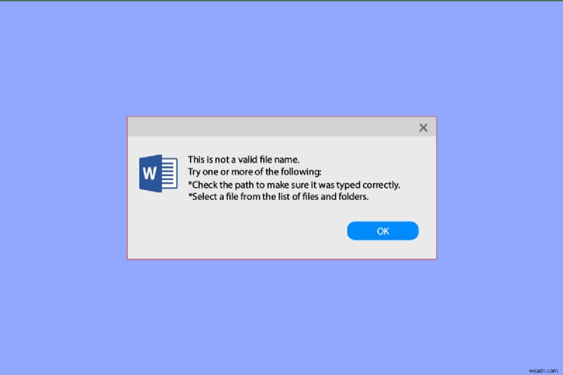 Office 365で「ファイル名が無効」エラーが発生する原因と6つの解決方法