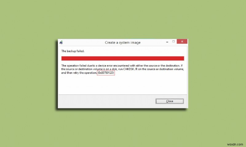 【Windows 10】エラーコード0x8078012Dのバックアップエラーを解決する6つの方法