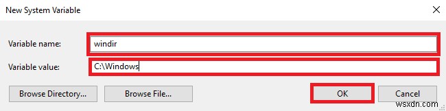 【Windows 10】「入力された環境オプションが見つかりません」エラーの解決方法
