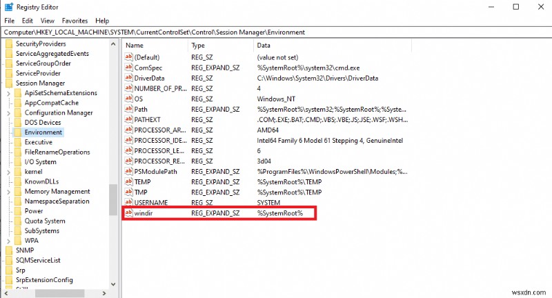 【Windows 10】「入力された環境オプションが見つかりません」エラーの解決方法