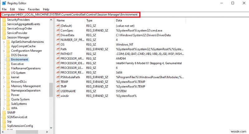【Windows 10】「入力された環境オプションが見つかりません」エラーの解決方法