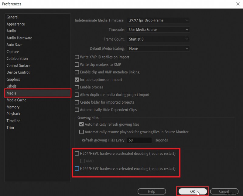 Adobe Premiere ProのAccelerated Rendererエラー(1609629690)を解決する8つの方法