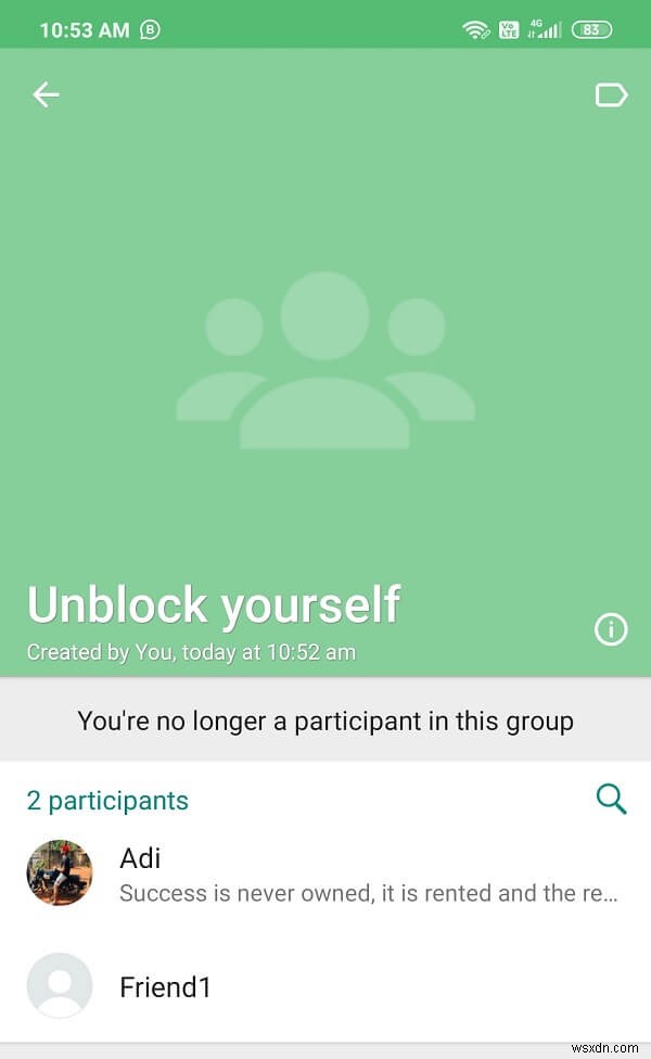 ブロックされたときにWhatsAppでブロックを解除する方法