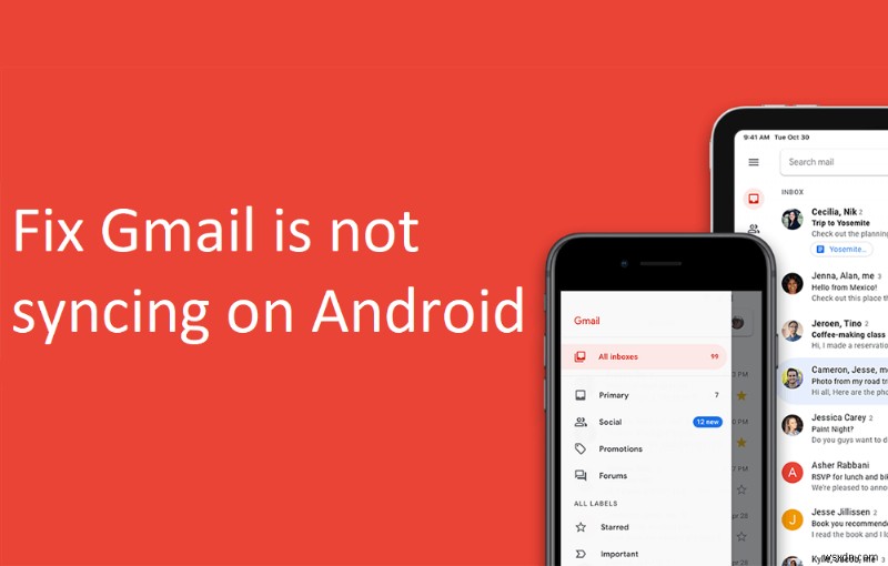 【Android】Gmailアプリが同期されない・更新されない問題の解決策11選