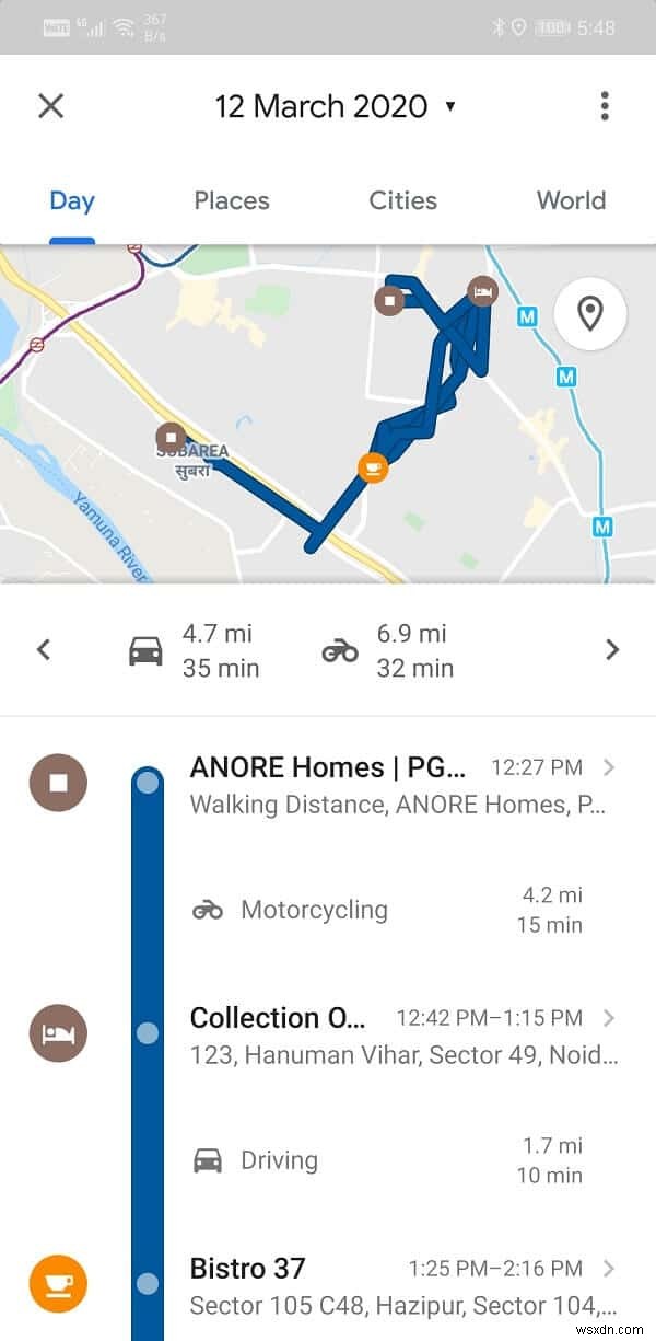 Googleマップでロケーション履歴を表示・管理する方法【タイムライン機能の使い方】