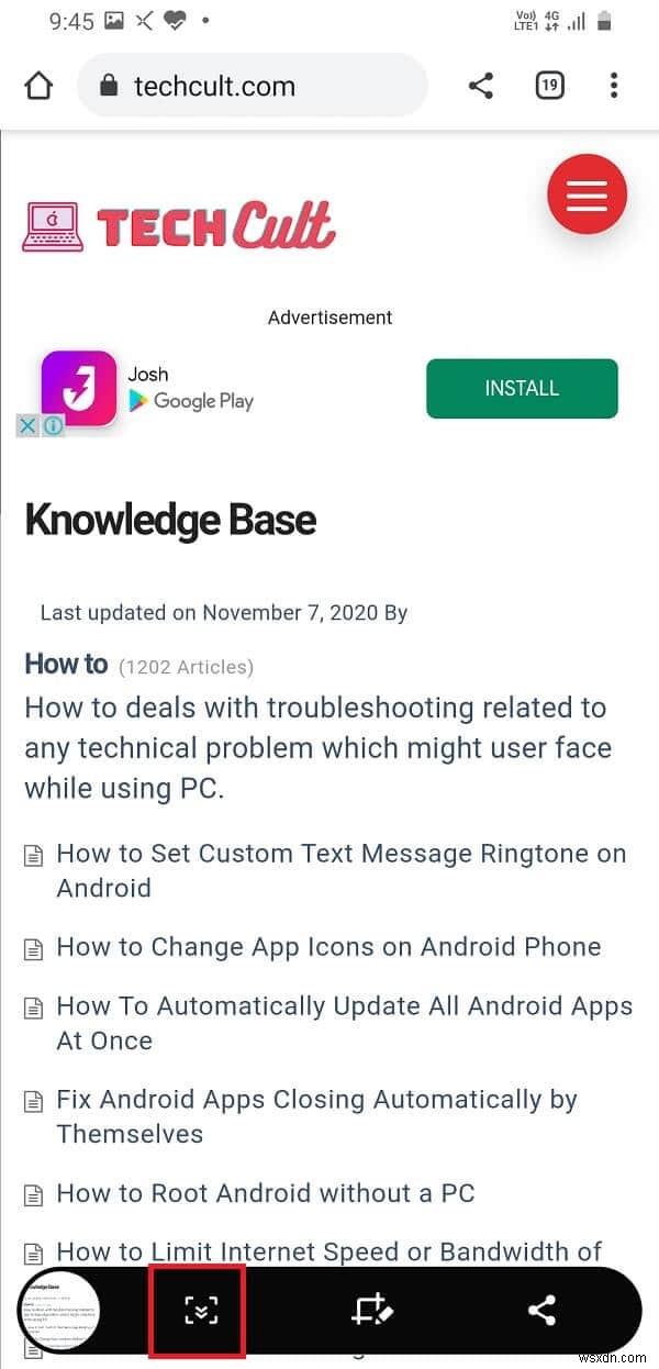 Androidでスクロールスクリーンショット(長画面キャプチャ)を撮る方法【Samsung・Huawei・LG・アプリ対応】