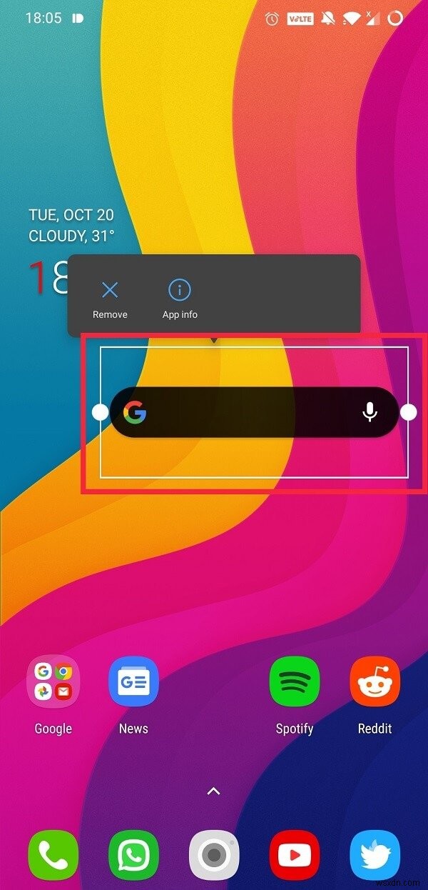 Androidのホーム画面にGoogle検索バーを復活させる方法【1分で完了】