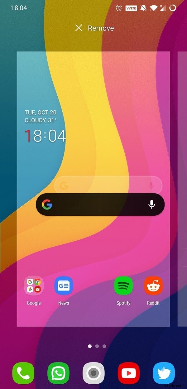 Androidのホーム画面にGoogle検索バーを復活させる方法【1分で完了】