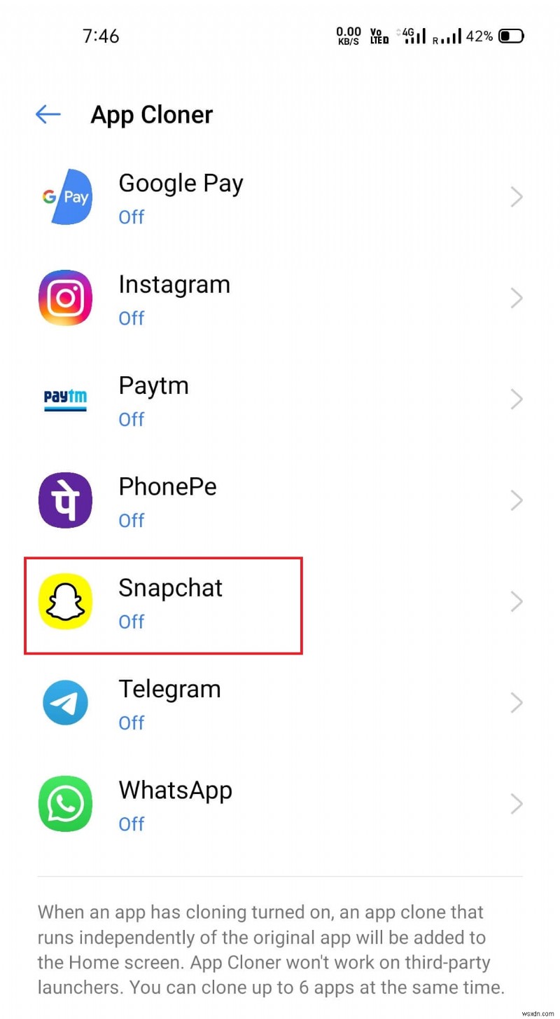 Androidスマホ1台でSnapchatアカウントを2つ同時に使う方法