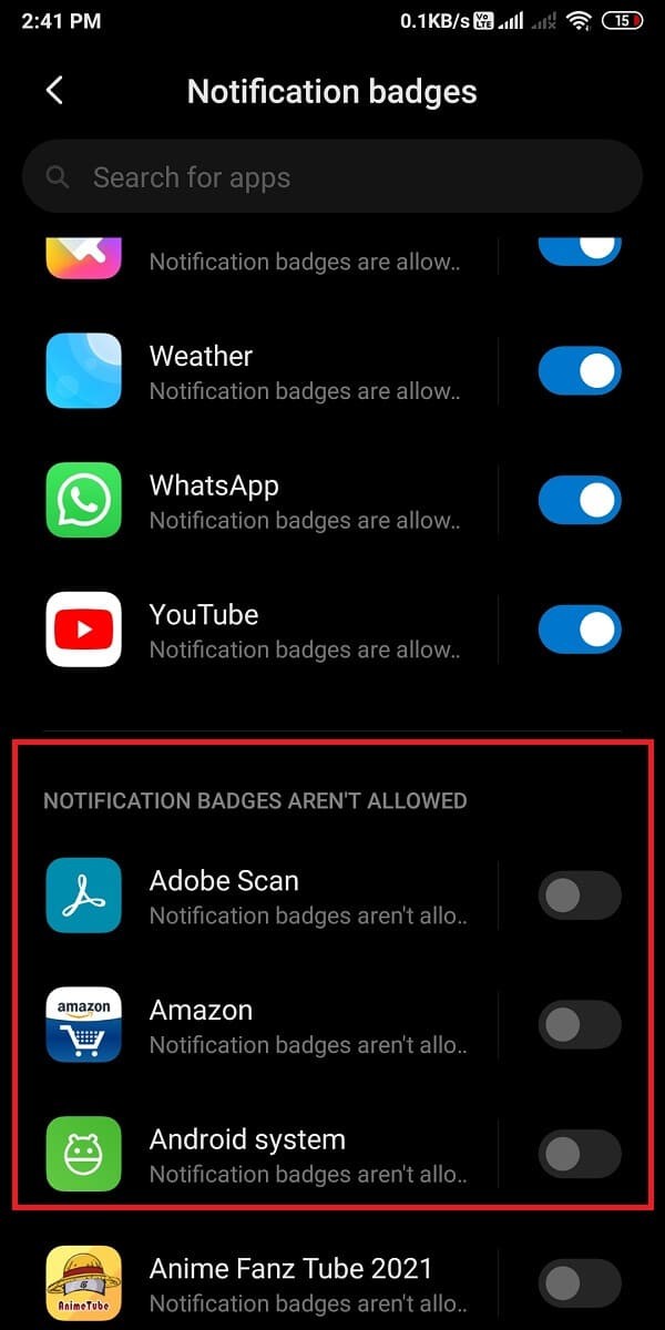 【Android】アプリアイコンバッジの有効化・無効化を切り替える方法