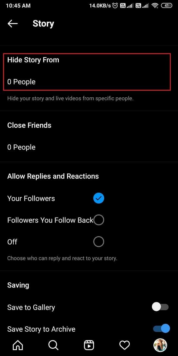 Instagramストーリーを1人を除く全員から非表示にする2つの方法