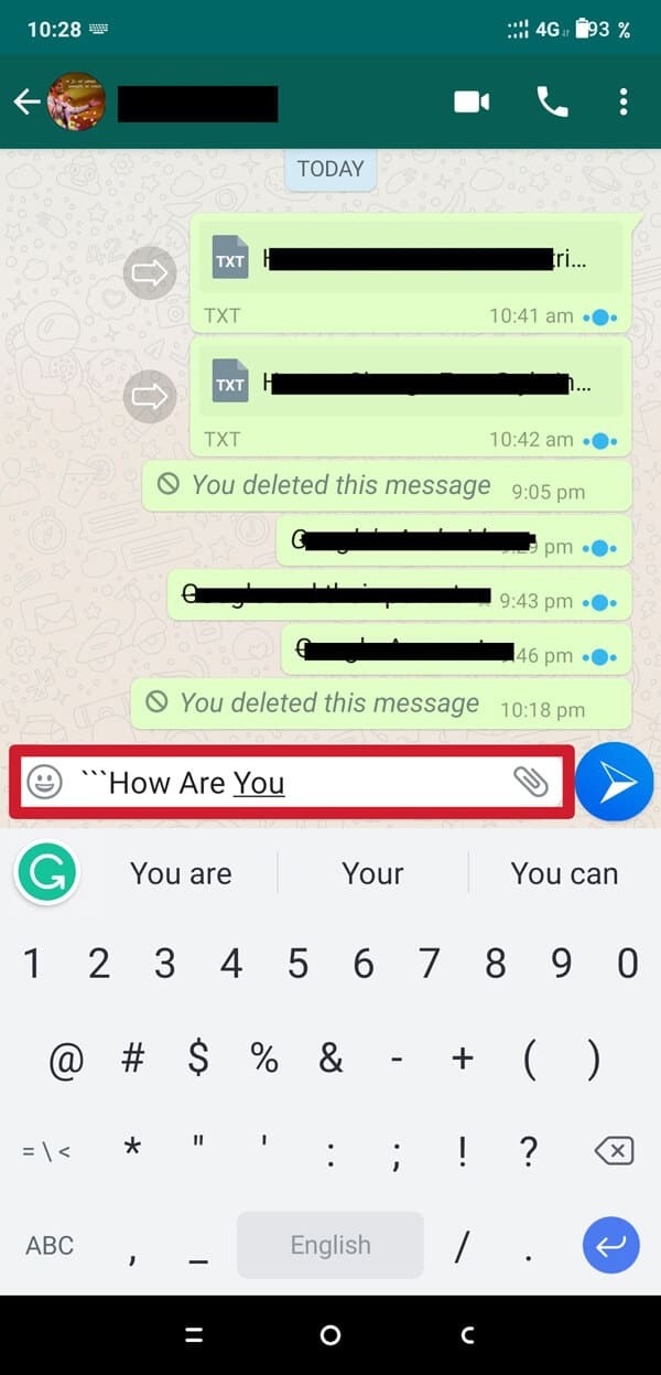 WhatsAppでフォントスタイルを変更する方法【太字・斜体・取り消し線・青文字も解説】