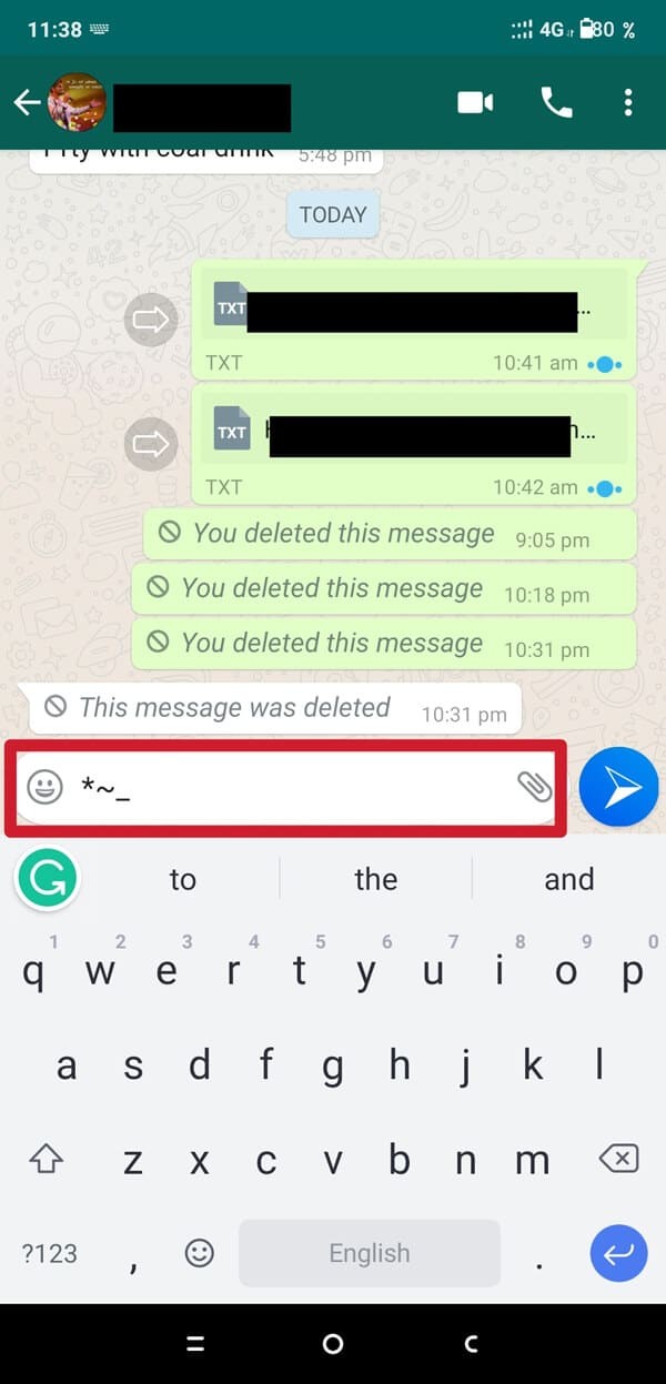 WhatsAppでフォントスタイルを変更する方法【太字・斜体・取り消し線・青文字も解説】
