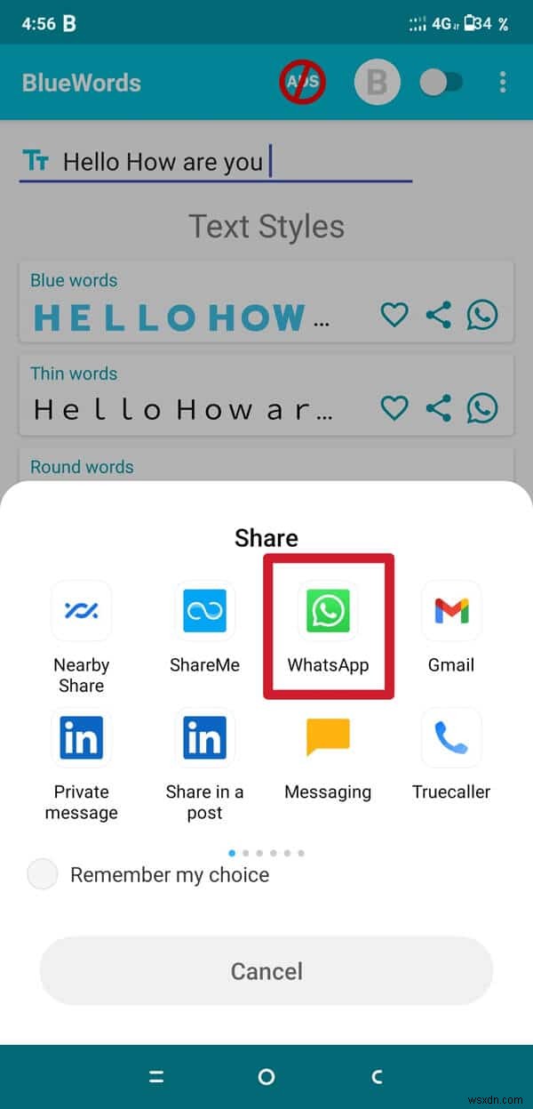 WhatsAppでフォントスタイルを変更する方法【太字・斜体・取り消し線・青文字も解説】