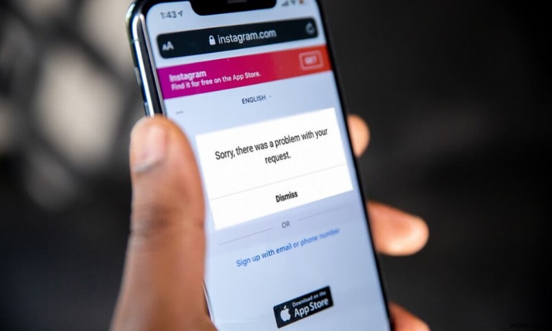 Instagramで「リクエストに問題が発生しました」エラーを解消する方法