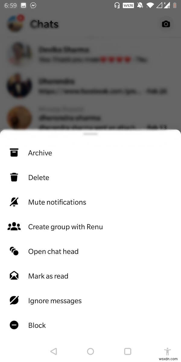 Messengerでメッセージを無視する・解除する方法【Android/iPhone/PC対応】