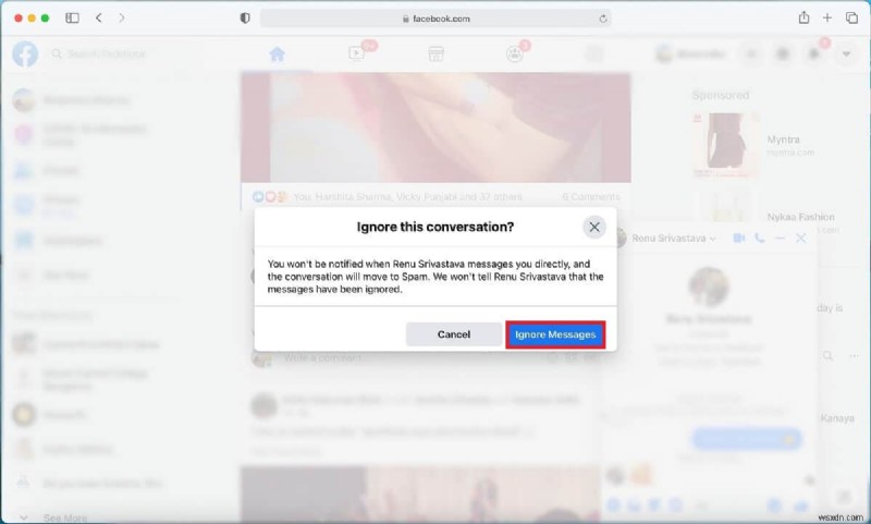 Messengerでメッセージを無視する・解除する方法【Android/iPhone/PC対応】