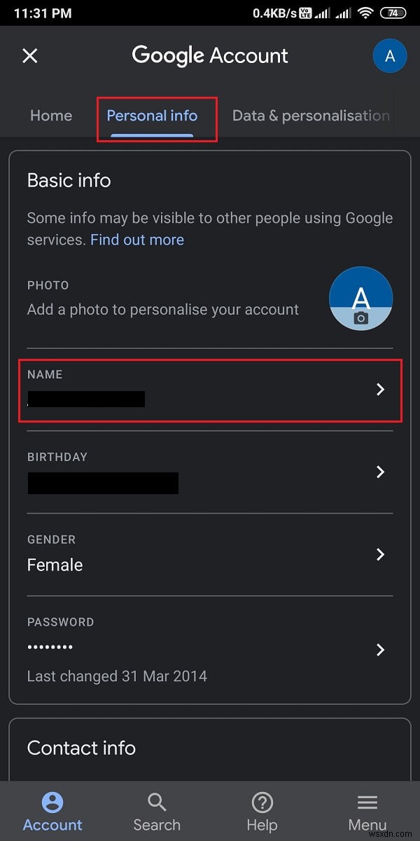 Googleアカウントの名前・電話番号・その他の情報を変更する方法【Android/PC対応】