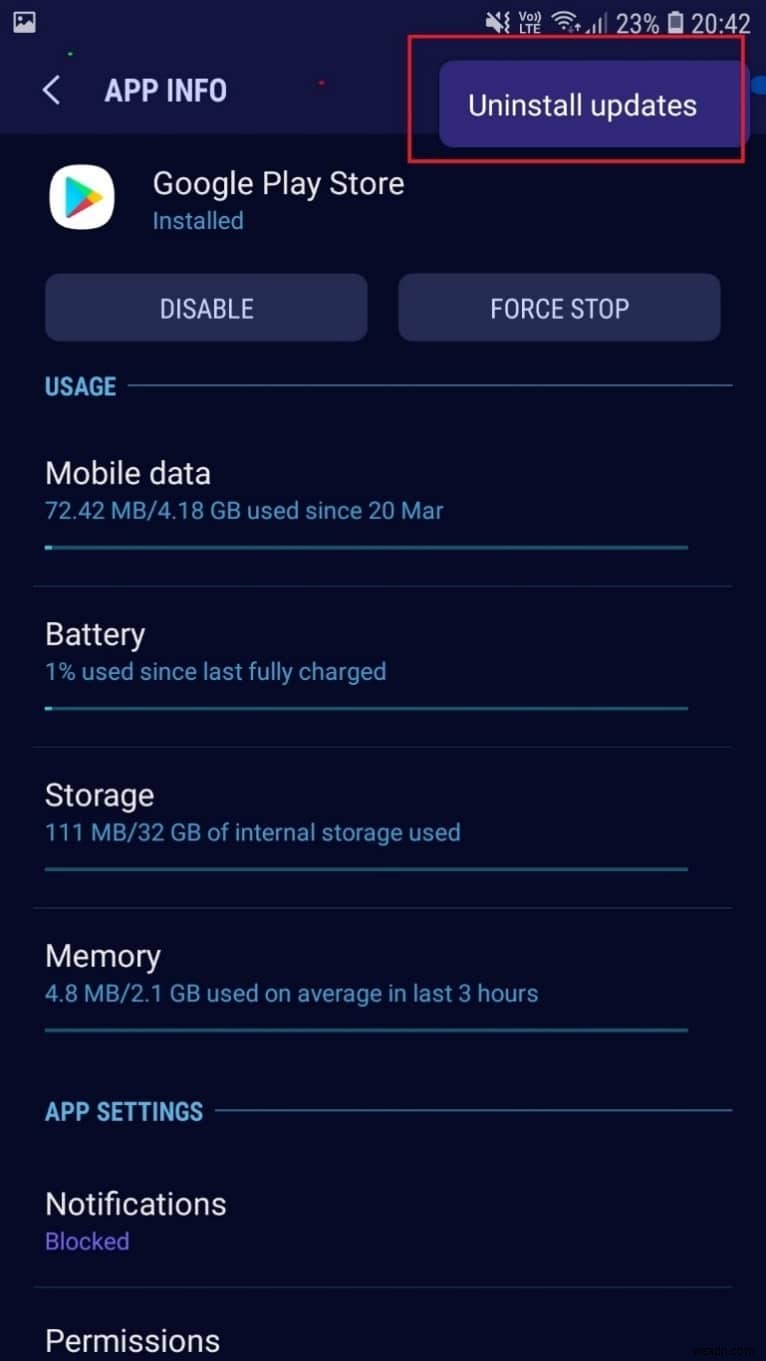 Google PlayストアのDF-DFERH-01エラーを解決する6つの方法