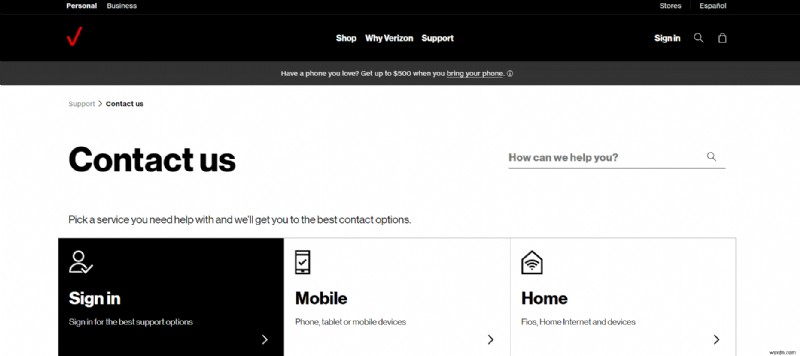 Verizonカスタマーサービスで担当者（オペレーター）につながる方法を徹底解説