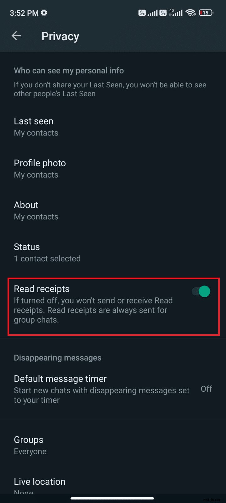 AndroidでWhatsAppの「最終アクセス」が表示されない問題を解決する14の方法
