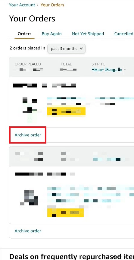 Amazonで注文履歴をアーカイブする方法|スマホのブラウザで簡単にできる手順を解説