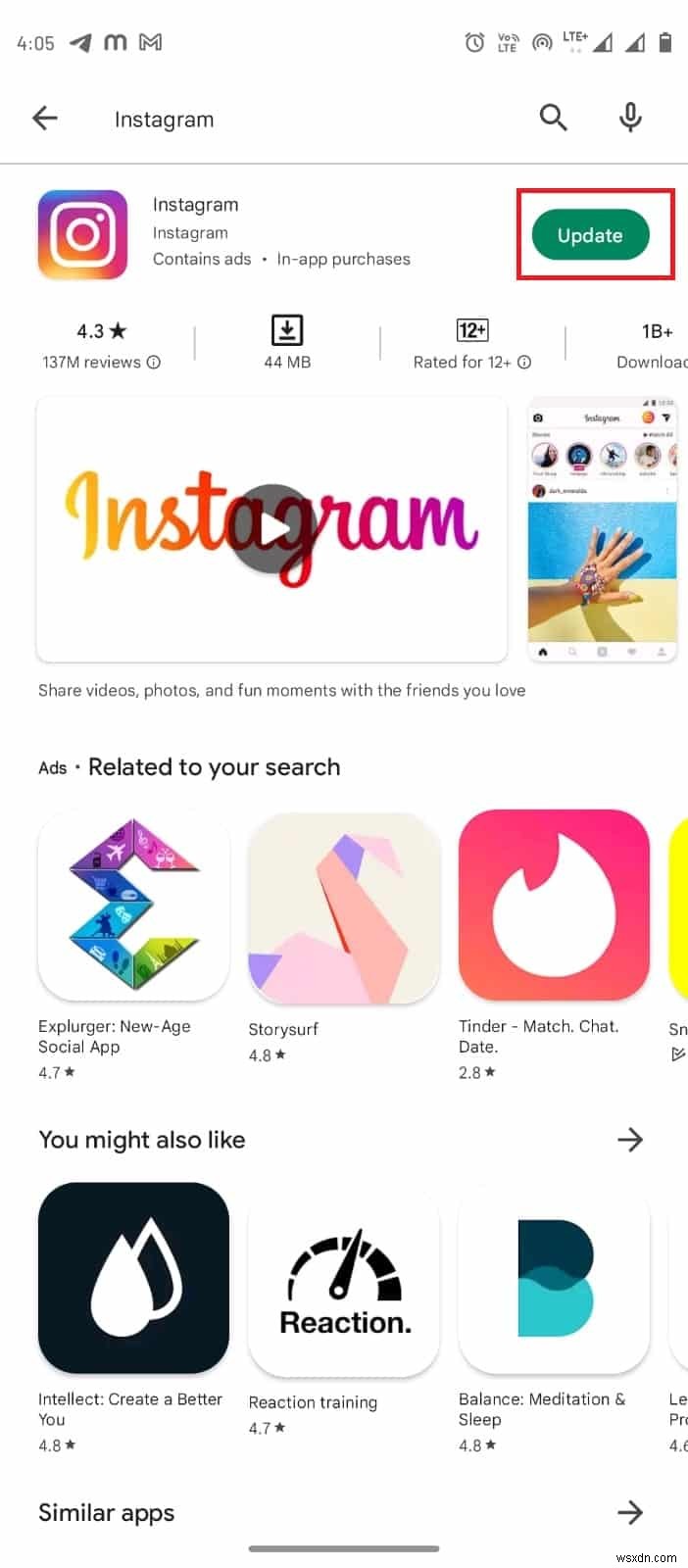 Instagramの「フィードバックが必要」ログインエラーを解決する7つの方法