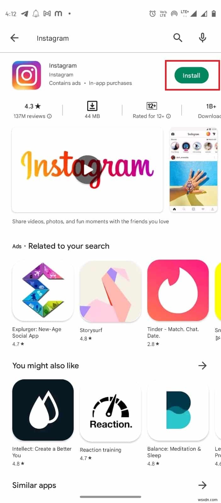 Instagramの「フィードバックが必要」ログインエラーを解決する7つの方法