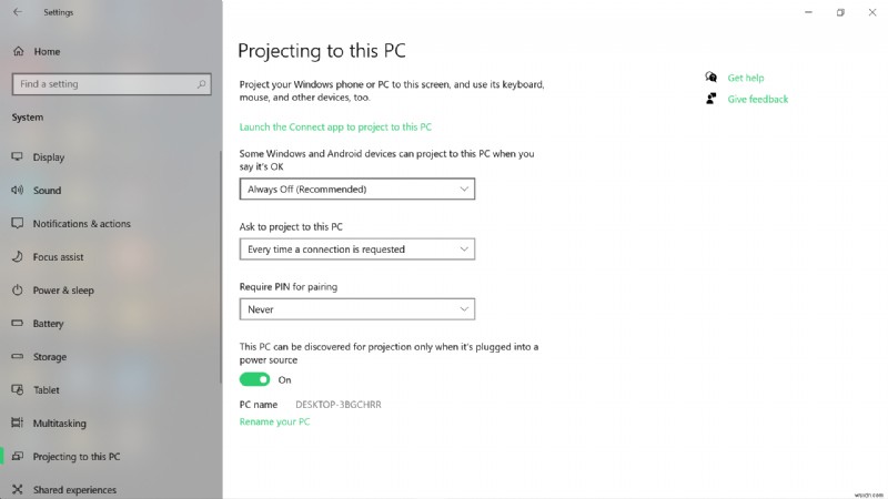 Windows 10 PCにAndroidの画面をキャストする方法|ワイヤレスディスプレイ設定ガイド