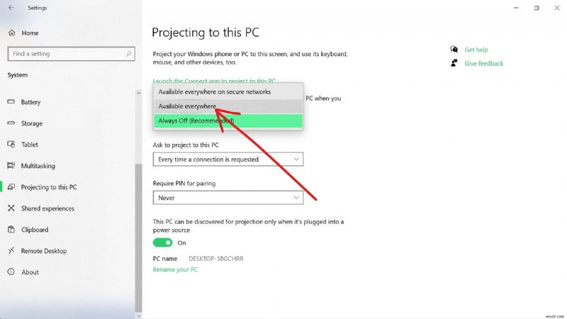 Windows 10 PCにAndroidの画面をキャストする方法|ワイヤレスディスプレイ設定ガイド