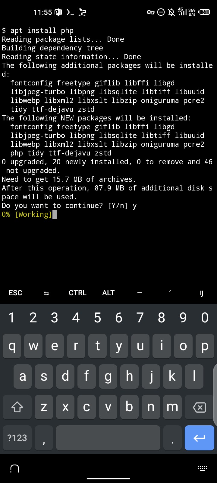 AndroidスマホでLaravel 8をセットアップする方法【PC不要】