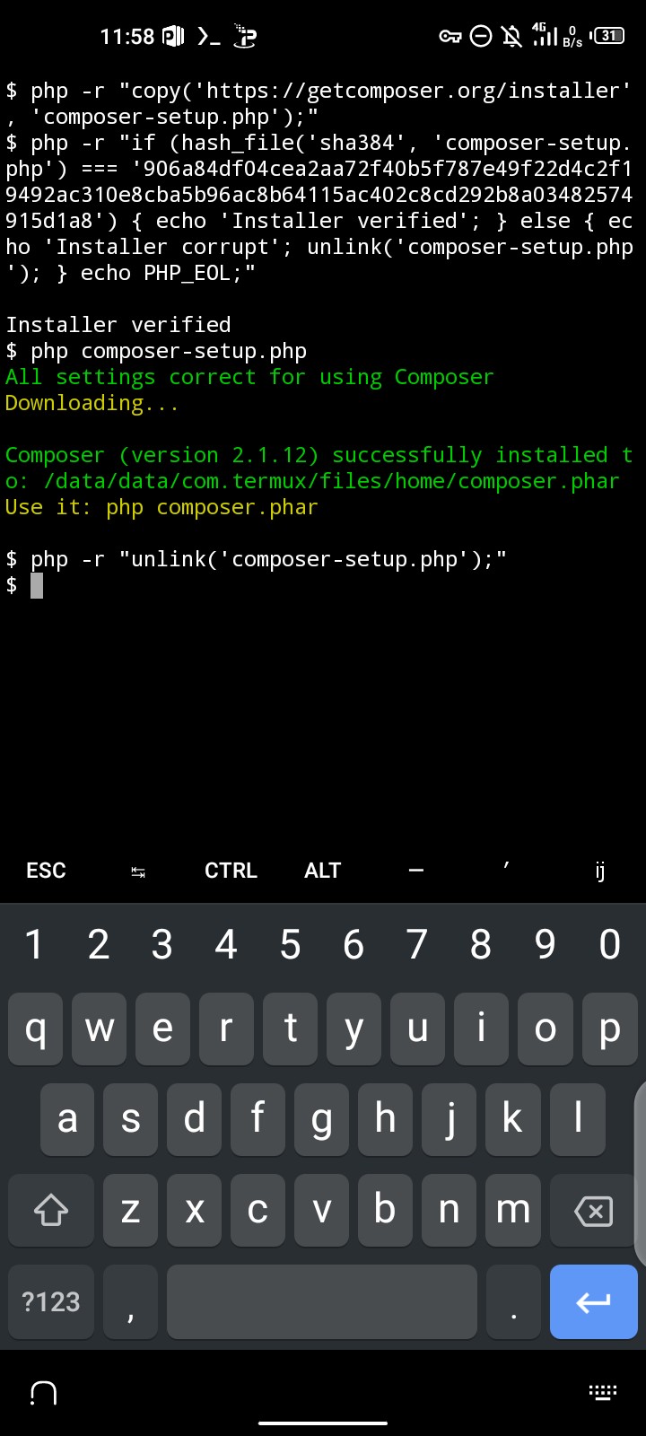 AndroidスマホでLaravel 8をセットアップする方法【PC不要】