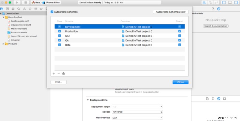 Xcodeのスキームと構成を使ってiOSアプリの複数環境（開発・QA・本番）を効率的に管理する方法