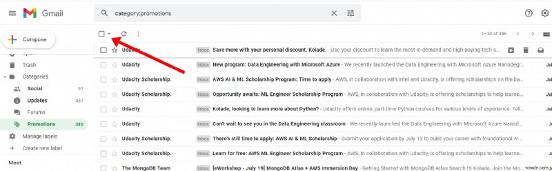 Gmailでメールを一括削除する方法|未読メールをまとめて消して受信箱をスッキリさせよう