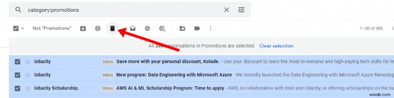 Gmailでメールを一括削除する方法|未読メールをまとめて消して受信箱をスッキリさせよう