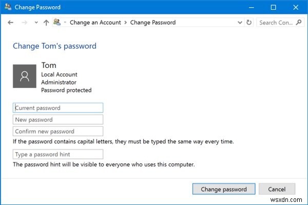 Windows 10でパスワードを変更する6つの簡単な方法