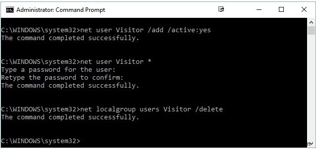 Windows 10でゲストアカウントを追加・作成する方法【コマンドプロンプト/設定】