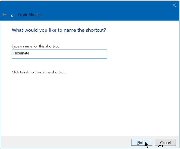 Windows 10でシャットダウン・再起動・休止状態・スリープのショートカットを作成する方法