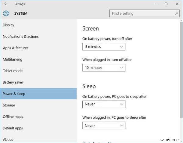 Windows 10でスリープモードを無効化する2つの方法|ダウンロード中もPCをスリープさせない設定