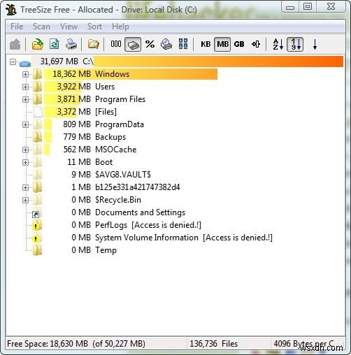 Windows 10でフォルダサイズを確認・表示する3つの方法