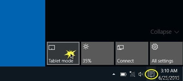 Windows 10 をスタートメニューではなくスタート画面で起動する2つの方法