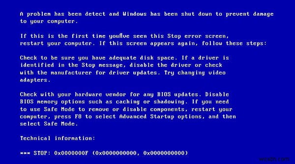 Windows 10でよく発生するブルースクリーンエラー(STOPコード)10選とその直し方