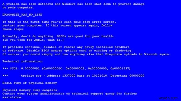 Windows 10でよく発生するブルースクリーンエラー(STOPコード)10選とその直し方