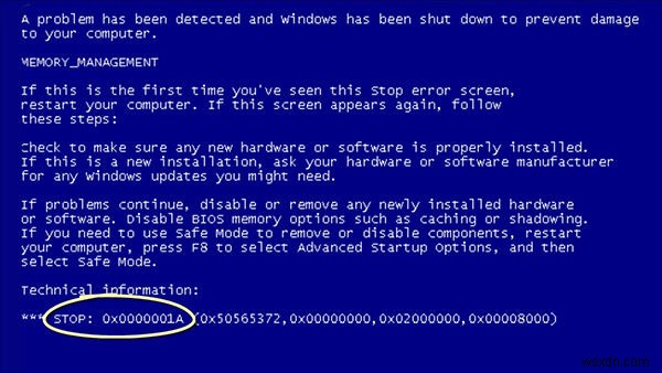 Windows 10でよく発生するブルースクリーンエラー(STOPコード)10選とその直し方