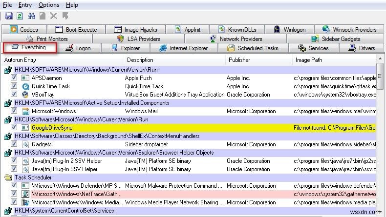 ERD Commander AutorunsでWindowsのスタートアッププログラムを管理・最適化する方法